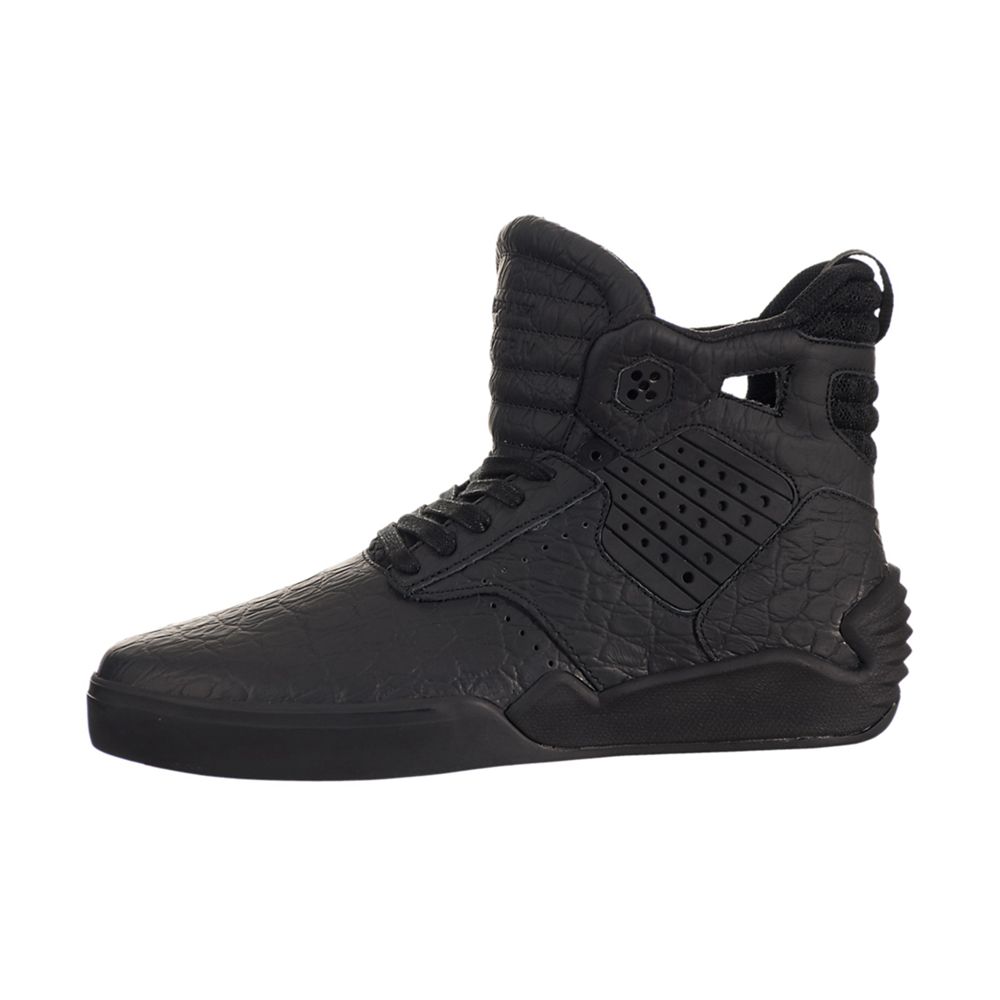 Baskets Montantes Supra SkyTop IV Noir Black/Black-Black Femme | XTY-24913516